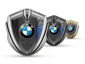BMW Metallico Emblema Badge Disegno High-End Look Drift
